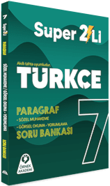 7. Sınıf Süper İkili Türkçe Paragraf Soru Bankası