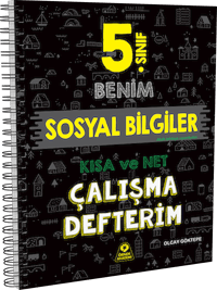 5. Sınıf Benim Sosyal Bilgiler Çalışam Defterim
