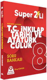 8. Sınıf Süper İkili T.C. İnkılap Tarihi ve Atatürkçülük Soru Bankası