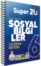 6. Sınıf Süper İkili Sosyal Bilgiler Çalışma Defteri
