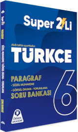 6. Sınıf Süper İkili Türkçe Paragraf Soru Bankası