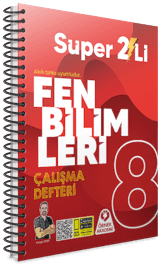 8. Sınıf Süper İkili Fen Bilimleri Çalışma Defteri